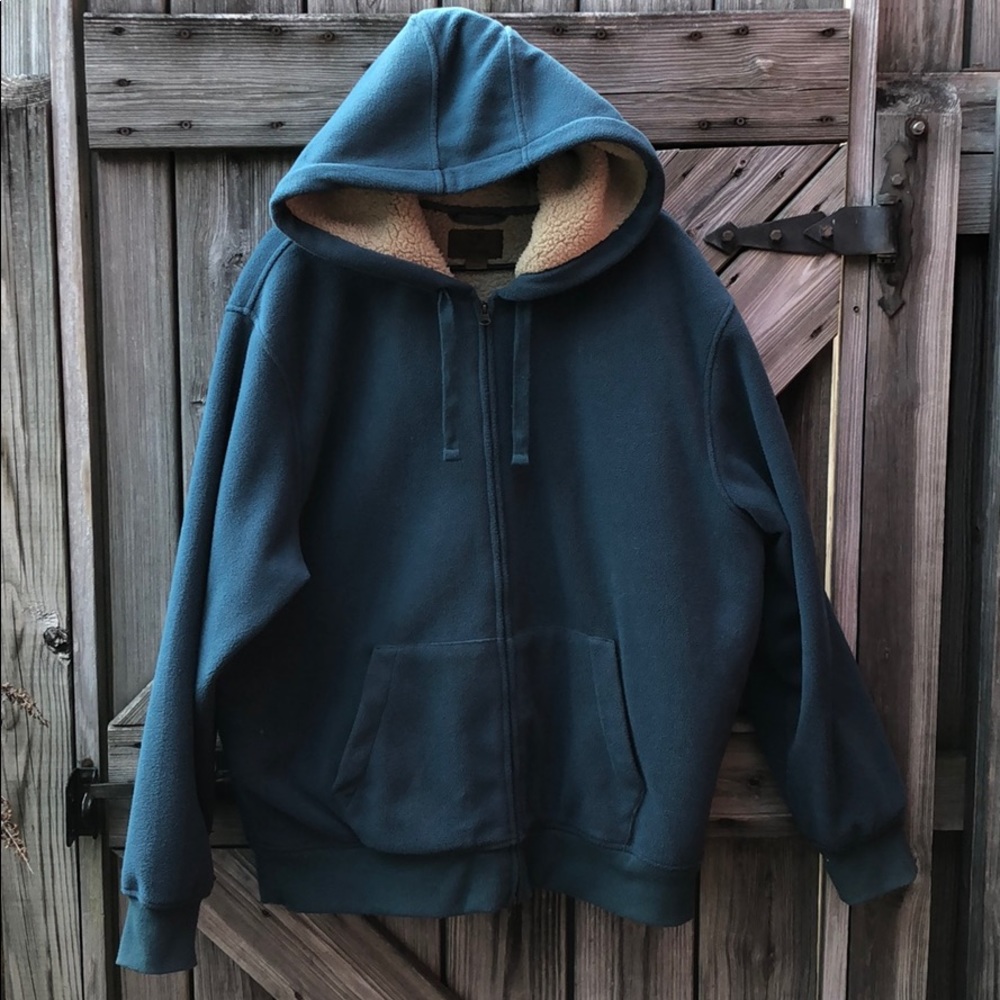 Outdoor Life Fleece Sherpa Lined Hoodie. FineShape